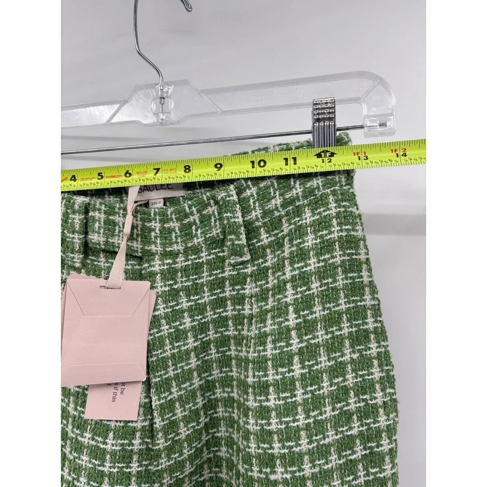 Green Checkered Women's Trousers - Picture 7 of 16